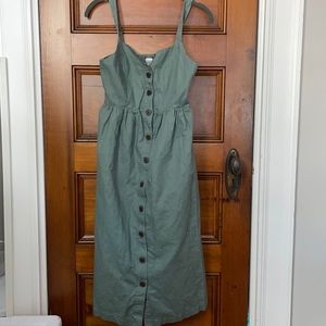 Gap Olive Maternity Dress